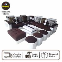 Gambar Sofa Beranak Sudut Minimalis / Sofa Tamu Modern Murah Tegal Pemalang dari Tokopabrik_Tegal undefined 1 Tokopedia