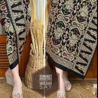 Gambar kamen songket bordir premium kamen songket bordir bali kamen bali - kuning silver dari Krisna Busana Bali undefined 2 Tokopedia