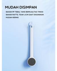 Gambar Sikat Mandi Panjang Bulu Sikat Lembut Membersihkan dan Memijat BONBOX - White dari GJ.Medan undefined 4 Tokopedia