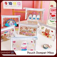 Gambar Tas Kosmetik Pouch Mika Transparan Lucu Korea Kawai Tempat Make Up - CUTE RABBIT dari GarmentMarts undefined 2 Tokopedia