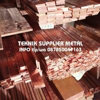 Gambar Plat Tembaga Busbar 10 mm x 60 mm x 1 meter - busbar tembaga murni dari TEKNIK SUPPLIER undefined 4 Tokopedia