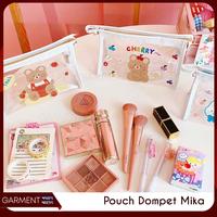 Gambar Tas Kosmetik Pouch Mika Transparan Lucu Korea Kawai Tempat Make Up - CUTE RABBIT dari GarmentMarts undefined 4 Tokopedia