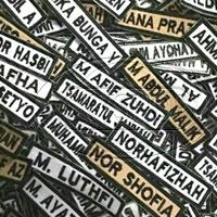 Gambar Bordir Nama Dada / Name Tag / Badge / Papan Nama Bordir Komputer Atribut Seragam Sekolah - Dasar Putih dari SKYSHOP-SFP undefined 5 Tokopedia