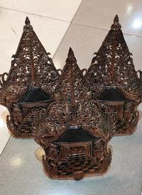 Gambar Hiasan Lampu Dinding Joglo Gunungan Wayang Material Tembaga A00408 dari Vintage Sultan Antique undefined 1 Tokopedia