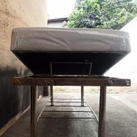 Gambar bed facial / bed salon / kasur salon / bed facial stainless - Hitam dari Glamesco. undefined 3 Tokopedia