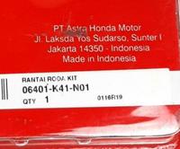 Gambar Rantai Roda Kit (Drive Chain Kit) - Supra X 125 FI - 06401K41N01 dari GoParts Genuine undefined 3 Tokopedia