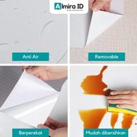 Gambar COD wallpaper sticker dinding stiker motif baru pvc 9 meter walpaper dari AlmiraID Makassar undefined 2 Tokopedia