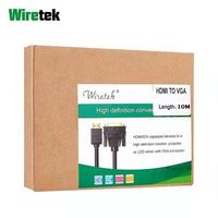 Gambar Kabel HDMI to VGA 10 meter WIRETEK dari Tokomipo1 undefined 2 Tokopedia