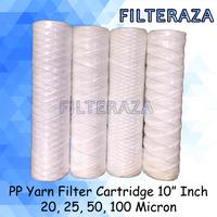 Gambar PUREtrex PP Yarn Filter Cartridge String Wound Benang 10" - 50 Micron dari FilterAza undefined 2 Tokopedia
