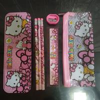 Gambar Stationery Set Alat Tulis Anak Sekolah Karakter Hello Kitty Stasionery - Cwk Kmsn Plastk dari A.R.A.F.A undefined 5 Tokopedia
