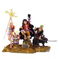 Gambar action figure one piece luffy chopper zoro nami - zoro ttkn itam dari KITTY TOYS undefined 1 Tokopedia