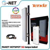 Gambar Paket wifi hotspot 5G Sectoral MIMO 20 dbi 5,8 ghz plus Tenda B6 dari GLOBAL AKSES TEKNOLOGI_NEW undefined 1 Tokopedia