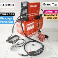 Gambar Las Mig Daiden 130 a tanpa gas / pakai gas Co2 multifungsi Top Quality dari Inspira Teknik undefined 3 Tokopedia