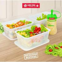 Gambar LION STAR Lefy Recta 12pcs Reuseable Thinwall Plastik Bekal Ompreng - 750ml SL-7 dari Bengawanwae undefined 2 Tokopedia