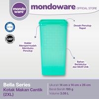 Gambar Kotak Makan Cantik - Food Container - 2XL - Bella Series (Mondoware) - Biru, 1 dari Mondoware Plastics undefined 3 Tokopedia