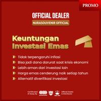 Gambar baby gold emas mini logam mulia 0.001 gram - Baby Gold 0.001 dari Nurasouvenir Official undefined 5 Tokopedia