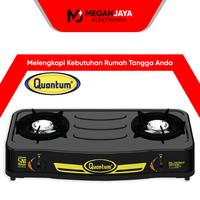 Gambar QUANTUM KOMPOR QGC-201DMPB / QGC 201DMPB (2 TUNGKU) GARANSI RESMI - DMPB HITAM dari MEGAH JAYA ELEKTRONIK undefined 1 Tokopedia
