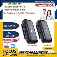 Gambar Microphone Mic Jepit Wireless VLOG Smartphone DSLR 50 Meter Clip On dari Focus Technology undefined 1 Tokopedia