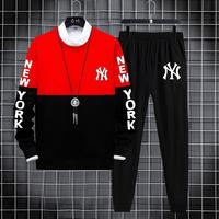 Gambar Setelan Baju Lengan Panjang Ny Pria Stelan + Celana Jogger Cowok dari queenlabell undefined 4 Tokopedia