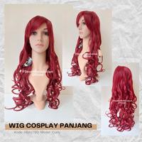 Gambar Wig/ Rambut Palsu Panjang Curly Natural/ Cosplay Warna (HSA179G) - T2913 dari Seven Revolution undefined 1 Tokopedia
