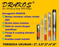 Gambar Pompa Satelite / Submersible pump Drakos 2,5" Tanpa Kabel - 2.5" 0.3HP dari Yanmar Pekanbaru undefined 3 Tokopedia