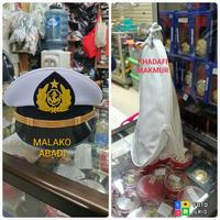 Gambar Topi pet & Tas pet PDU Pelayaran : Logo + List kuning Bangkok (3A-3C) - Biru, 59 dari Malako Abadi undefined 2 Tokopedia