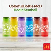 Gambar Colorful Bottle Botol Reusable Mcdonalds Cup Tumbler Mcd tupperware - Biru Muda dari Ichigou Mugen Daimaru undefined 5 Tokopedia