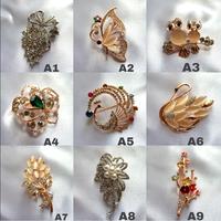 Gambar Bros Hijab Elegan Brooch Fashion Aksesoris Pin Baju Wanita Cewek A - A1 dari Aesthetix undefined 1 Tokopedia