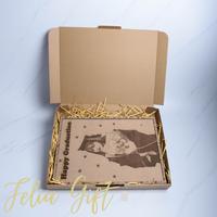Gambar Engraved Wood Frame A3 - Grafir Figura Kayu Foto Custom Size A3 - Original Pack dari Arbelle - Gift & Bouquet undefined 3 Tokopedia