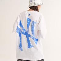 Gambar MLB Paisley Mega Logo T-Shirt NEW YORK YANKEES - Putih, L dari TerminalOblong undefined 3 Tokopedia