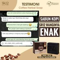 Gambar SABUN KOPI SR12 MENGHILANGKAN FLEK HITAM MEMBANDEL DAN BEKAS JERAWAT dari SR12 HERBAL BREBES undefined 3 Tokopedia