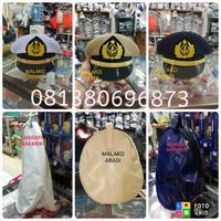 Gambar Topi pet & Tas pet PDU Pelayaran : Logo + List kuning Bangkok (3A-3C) - Biru, 59 dari Malako Abadi undefined 1 Tokopedia