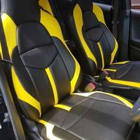 Gambar Sarung Jok Mobil Brio Satya/Brio Rs/Brio Lama Fullset depan belakang - Hitam Merah, 2 Baris dari satriajokmobilvariasi undefined 4 Tokopedia
