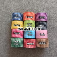 Gambar Pita motif kotak 2 inch | Pita kotak kotak 5 cm - Hijau Daun dari Wilario Shop undefined 1 Tokopedia