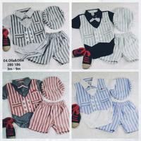 Gambar baju anak laki-laki bayi setelan set topi dan dasi .1 ukuran 3-9 bulan dari Modiz collection undefined 1 Tokopedia