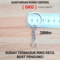 Gambar Ring pipih Gepeng uk 25mm Ring gantungan kunci Tebal uk 28mm - 1Gros GKG 28mm dari UntungTipis123 undefined 3 Tokopedia