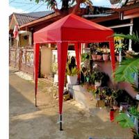 Gambar tenda jualan 1,5*1,5 full set + tirai 3 sisi - Putih dari AKBAR TENDA SBA undefined 2 Tokopedia