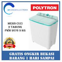 Gambar POLYTRON MESIN CUCI 2 TABUNG PWM 9076 / PWM 9076 / 9 KG dari BM Grosir Electronic undefined 1 Tokopedia