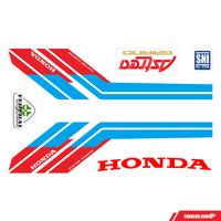 Gambar STIKER HELM HONDA GL SERIES MODEL ASTREA GRAND - Biru, TRANSPARAN dari TUKULUR undefined 2 Tokopedia