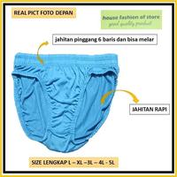Gambar CELANA DALAM PRIA underwear sempak pria CD pria polos katun - L, ISI 6 PCS dari Store Fashion Daleman undefined 4 Tokopedia