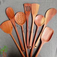 Gambar Spatula kayu Tumis Polos sawo 35 cm - Sutil kayu oseng - Kayu jati dari Pulau Online undefined 4 Tokopedia
