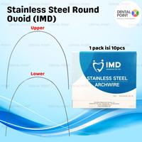 Gambar Kawat Behel Niti Stainless Steel Round Ovoid - 0.12 Lower dari Dental Point undefined 1 Tokopedia