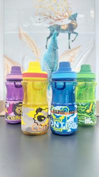 Gambar Botol Minum Anak Animal Bening Tutup Double Lock Anti Tumpah 800ML - Hijau dari HAPIMART ID undefined 1 Tokopedia
