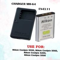 Gambar BATTERY / BATERAI / BATRE NIKON EN-EL11 untuk Kamera Nikon dari Laser Computindo undefined 3 Tokopedia