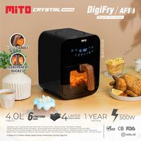 Gambar Mito Air Fryer AF8 Crystal Transparan Digifry 4 Liter Original Garansi - Hitam dari Violet Superstore undefined 4 Tokopedia