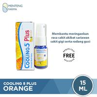 Gambar Cooling 5 Plus Orange - Obat Sariawan, Sakit Tenggorokan, Radang Gusi dari Menteng Farma undefined 1 Tokopedia