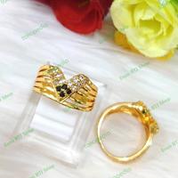 Gambar Cincin Dewasa permata Love Dauble Lapis Emas 18 titanium premium dari BTJ shop undefined 3 Tokopedia