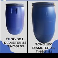 Gambar Tong 120 L / Drum Air / Tong Sampah / Drum Plastik Liter tempat sampah - TONG 60 L dari Plus Pro 2 undefined 1 Tokopedia