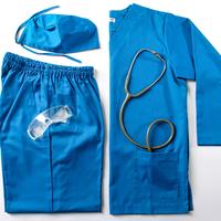 Gambar Baju Oka/Baju Jaga/Seragam Medis/Scrub Medis/Baju Op/Baju OK (Panjang) - Hitam, M dari Its All Good Semarang undefined 1 Tokopedia