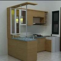 Gambar kitchen set hpl multiplek/kitchen set minimalis dari Jaya furniture indonesia undefined 1 Tokopedia